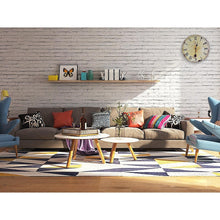 Load image into Gallery viewer, Large Colourful Wall Clock Kitchen Office Retro Timepiece