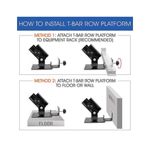 Load image into Gallery viewer, T Bar Row Landmine Platform 360-degree Swivel Fits 1", 2" Olympic Bars