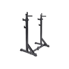 Load image into Gallery viewer, Commercial Squat Rack Adjustable Pair Fitness Exercise Weight Lifting Gym Barbell Stand
