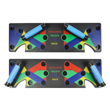 Load image into Gallery viewer, Exercise Push Up Board 9 in 1 Yoga Bands Fitness Workout Train Gym Exercise Pushup Stand