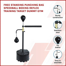 Load image into Gallery viewer, Free Standing Punching Bag Speedball Boxing Reflex Training Target Dummy Gym