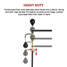 Load image into Gallery viewer, Free Standing Punching Bag Speedball Boxing Reflex Training Target Dummy Gym