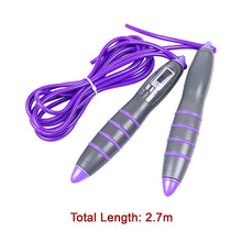 Load image into Gallery viewer, Digital LCD Skipping Jumping Rope - Purple