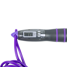 Load image into Gallery viewer, Digital LCD Skipping Jumping Rope - Purple