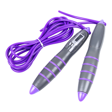 Load image into Gallery viewer, Digital LCD Skipping Jumping Rope - Purple