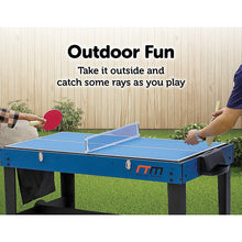 Load image into Gallery viewer, 4FT 12-in-1 Combo Games Tables Foosball Soccer Basketball Hockey Pool Table Tennis