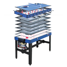 Load image into Gallery viewer, 4FT 12-in-1 Combo Games Tables Foosball Soccer Basketball Hockey Pool Table Tennis