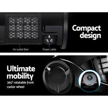 Load image into Gallery viewer, Devanti Vacuum Cleaner Bagless Cyclone Cyclonic Vac Home Office Car 2200W Black