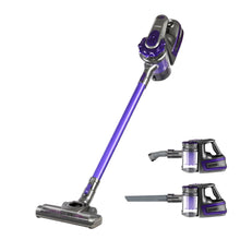 Load image into Gallery viewer, Devanti 150 Cordless Handheld Stick Vacuum Cleaner 2 Speed Purple And Grey