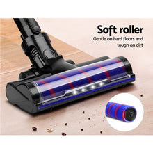 Load image into Gallery viewer, Devanti Cordless 150W Handstick Vacuum Cleaner - Purple and Grey