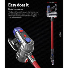 Load image into Gallery viewer, Devanti Handheld Vacuum Cleaner Cordless Stick Handstick Vac Bagless 2-Speed Headlight Red