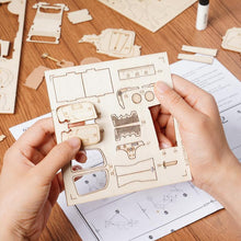 Load image into Gallery viewer, Model 3D Wooden Vintage Car Puzzle Assembly Model Building Kits for Children,Adults from 13 to 99 years