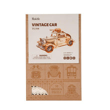 Load image into Gallery viewer, Model 3D Wooden Vintage Car Puzzle Assembly Model Building Kits for Children,Adults from 13 to 99 years