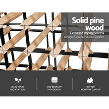 Load image into Gallery viewer, Artiss 120 Bottle Wine Rack Timber Wooden Storage Wall Racks Organiser Cellar