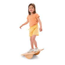 Load image into Gallery viewer, Wooden Rocker Board for kids- Anti Slip Surface Balance Wobble board. Sold out