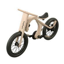 Load image into Gallery viewer, Wooden balance bike with add on pedals module, 3 bikes in1, from age 1-6 years