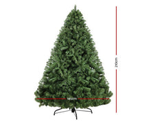 Load image into Gallery viewer, Jingle Jollys 2.1M 7FT Christmas Tree Xmas Decoration Home Decor 1250 Tips Green