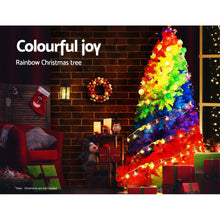 Load image into Gallery viewer, Christmas Tree 2.1M 7ft Xmas Colourful Rainbow Multi-colour-LAST ONE available in Stock- in Australia!