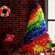 Load image into Gallery viewer, Christmas Tree 2.1M 7ft Xmas Colourful Rainbow Multi-colour-LAST ONE available in Stock- in Australia!