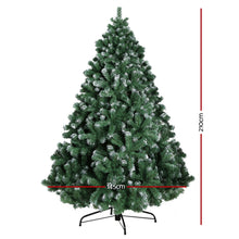 Load image into Gallery viewer, Jingle Jollys Christmas Tree 2.1M Xmas Trees Decorations Snowy 1250 Tips