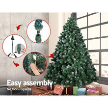 Load image into Gallery viewer, Jingle Jollys Christmas Tree 2.1M Xmas Trees Decorations Snowy 1250 Tips
