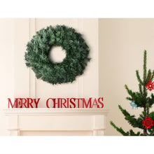 Load image into Gallery viewer, Jingle Jollys Christmas Wreath 60cm Xmas Tree Decoration Green