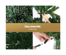 Load image into Gallery viewer, Christmas Tree 2.1M 7FT with multi colour lights Christmas Tree Optic Fiber Xmas