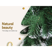 Load image into Gallery viewer, Christmas Tree 2.4M Xmas Trees Decorations Snowy Green 1400 Tips