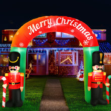 Load image into Gallery viewer, Christmas Inflatable Nutcracker Archway 3M Outdoor Decorations