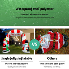 Load image into Gallery viewer, Christmas Inflatable Santa Archway 3M Outdoor Decorations Lights