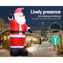 Load image into Gallery viewer, Massive Giant 5 Metre high Christmas Inflatable Santa Decorations Outdoor Air-Power Light
