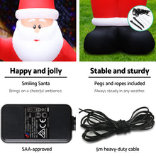 Load image into Gallery viewer, Massive Giant 5 Metre high Christmas Inflatable Santa Decorations Outdoor Air-Power Light