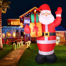 Load image into Gallery viewer, Christmas Inflatable Santa 2.4M Outdoor Xmas Decorations Lights
