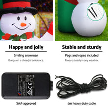 Load image into Gallery viewer, Christmas Inflatable Giant Arch Way 2.8M Santa Snowman Light Decor