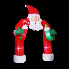Load image into Gallery viewer, Christmas Inflatable Santa Archway 2.3M Outdoor Decorations Lights