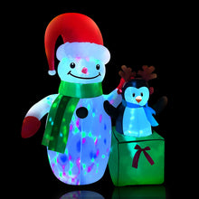 Load image into Gallery viewer, Christmas Inflatable Snowman 1.8M Lights LED Outdoor Decorations