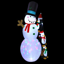 Load image into Gallery viewer, Christmas Inflatable Snowman 2.4M Xmas Lights Outdoor Decorations