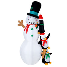 Load image into Gallery viewer, Christmas Inflatable Snowman 2.4M Xmas Lights Outdoor Decorations