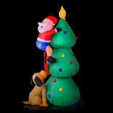 Load image into Gallery viewer, Christmas Inflatable Santa Tree 1.8M Lights Outdoor Decorations