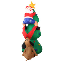 Load image into Gallery viewer, Christmas Inflatable Santa Tree 1.8M Lights Outdoor Decorations