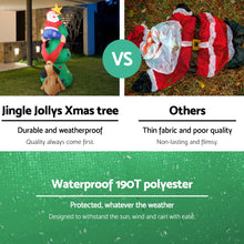 Load image into Gallery viewer, Christmas Inflatable Santa Tree 1.8M Lights Outdoor Decorations
