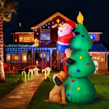 Load image into Gallery viewer, Christmas Inflatable Santa Tree 1.8M Lights Outdoor Decorations