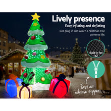 Load image into Gallery viewer, Jingle Jollys 3M Christmas Inflatable Tree LED Lights Outdoor Xmas Decorations