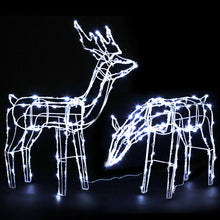 Load image into Gallery viewer, Christmas Motif Lights LED Rope Reindeer Waterproof Solar Powered