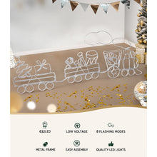Load image into Gallery viewer, Christmas Lights Motif LED Rope Light Train Xmas Decor