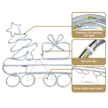 Load image into Gallery viewer, Christmas Lights Motif LED Rope Light Train Xmas Decor