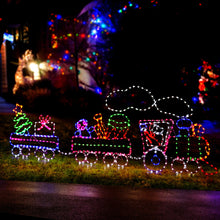 Load image into Gallery viewer, Christmas Lights Motif LED Rope Light Train Xmas Decor