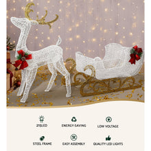 Load image into Gallery viewer, Christmas Lights Motif LED Rope Light Reindeer Sleigh Xmas Decor