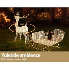 Load image into Gallery viewer, Christmas Lights Motif LED Rope Light Reindeer Sleigh Xmas Decor