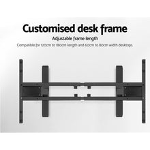 Load image into Gallery viewer, Artiss Standing Desk Electric Height Adjustable Sit Stand Desks Black Walnut-5
